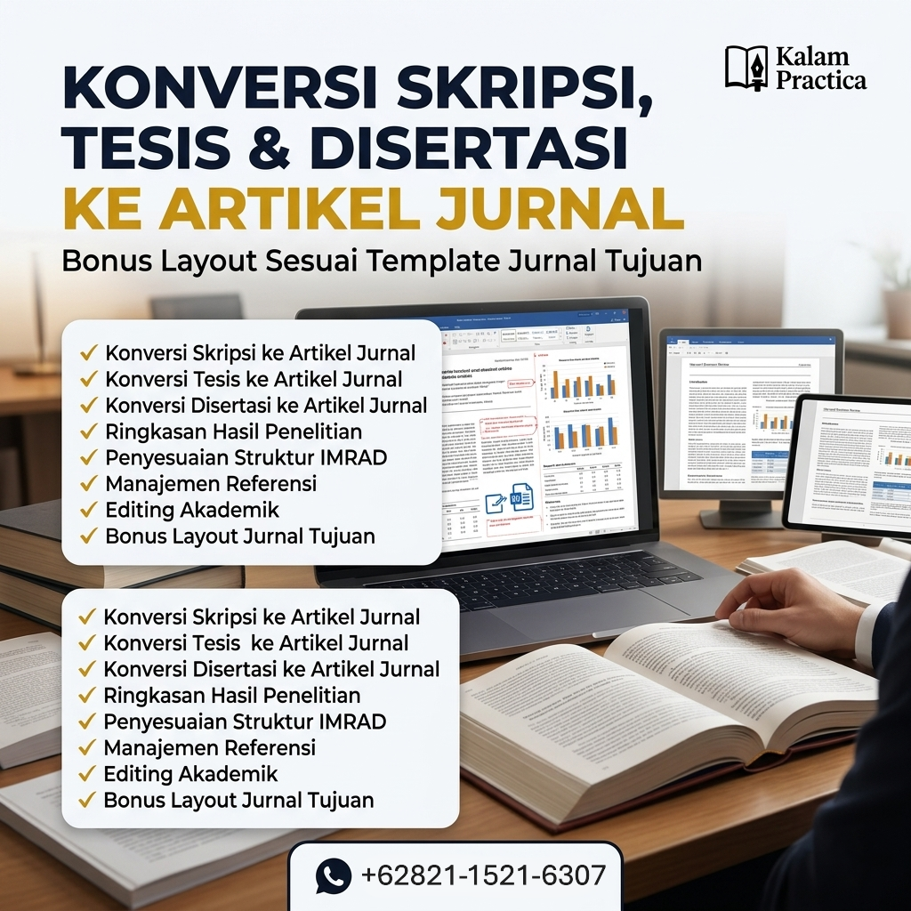 Jasa Konversi ke Artikel Jurnal